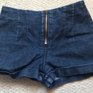 High Waisted Jean Shorts